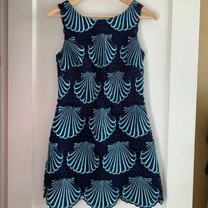 EUC Blue Lilly Pulitzer Delia Dress